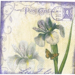 Serwetka  -2403-  ,   irysy